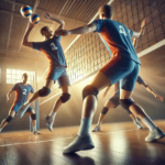 bloqueo agrupado voleibol